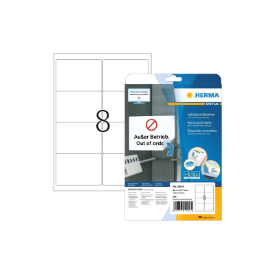HERMA Adressetiketten 9.91 x 6.77 cm, 200 Etiketten HERMA Adressetiketten 9.91 x 6.77 cm, 200 Etiketten