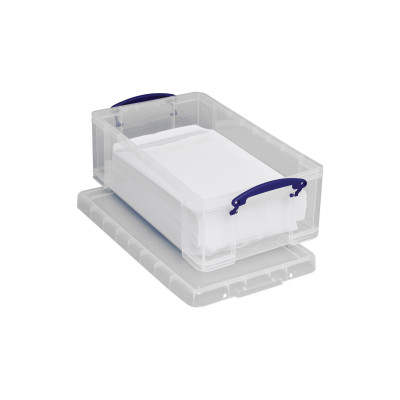 Really Useful Box Aufbewahrungsbox 12 Liter, Transparent