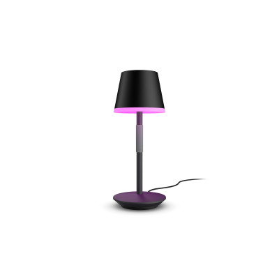 Philips Hue Tischleuchte White & Color Ambiance Go, Schwarz