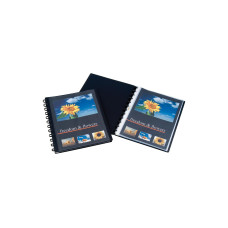 Adoc Sichtbuch Personal-Ex A4, 30 Taschen, Schwarz