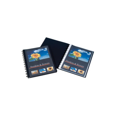 Adoc Sichtbuch Personal-Ex A4, 30 Taschen, Schwarz
