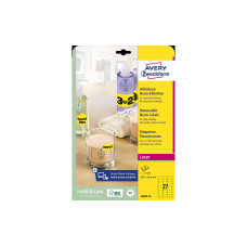 Avery Zweckform Universal-Etiketten Neongelb, 25 Blatt Avery Zweckform Universal-Etiketten Neongelb, 25 Blatt