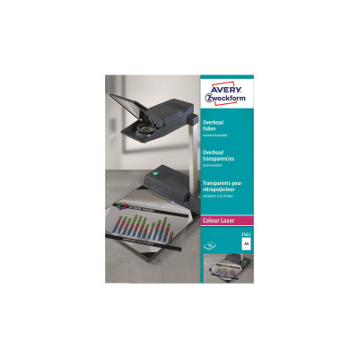 Avery Zweckform Overheadfolie A4, 50 Stück, Transparent Avery Zweckform Overheadfolie A4, 50 Stück, Transparent