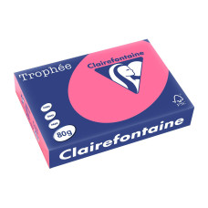 Clairefontaine Kopierpapier Trophée Colored Copy FSC A4, Pink, 80 g/m² Clairefontaine Kopierpapier Trophée Colored Copy FSC A4, Pink, 80 g/m²