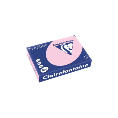 Clairefontaine Kopierpapier Trophée Colored Copy FSC A4, Rosa, 80 g/m² Clairefontaine Kopierpapier Trophée Colored Copy FSC A4, Rosa, 80 g/m²