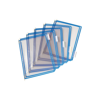 Tarifold Dokumentenhalter Sichttaschen T-Display Blau 10 Stück