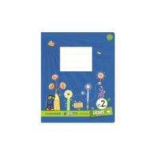 Formati Schulheft C.2 19.5 x 24 cm quart, Liniert, Blau