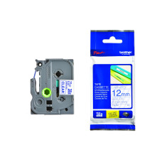 Brother Beschriftungsband TZE-133 Blau auf Transparent