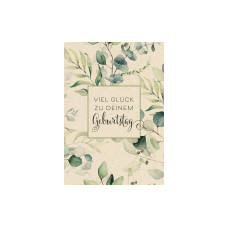 Natur Verlag Geburtstagskarte Vintage Viel Glück 17.5 x 12.2 cm