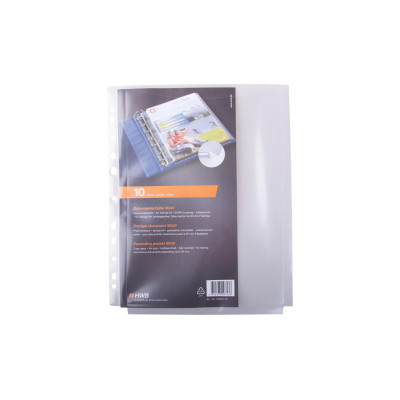 HWB Sichthülle Maxi PP 180 A4, volldeckend, 10 Stück HWB Sichthülle Maxi PP 180 A4, volldeckend, 10 Stück