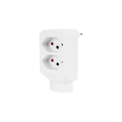 STEFFEN Mehrfachadapter 2 + 1x T13, Weiss STEFFEN Mehrfachadapter 2 + 1x T13, Weiss