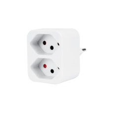 STEFFEN Mehrfachadapter 2x T13, Weiss
