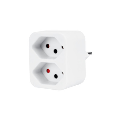 STEFFEN Mehrfachadapter 2x T13, Weiss STEFFEN Mehrfachadapter 2x T13, Weiss
