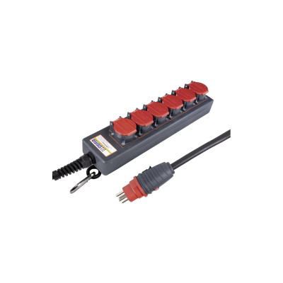 STEFFEN Industrie-Steckerleiste Professional 6x T25 IP55, 5 m