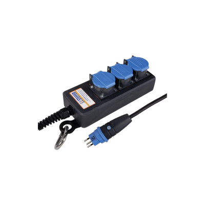 STEFFEN Industrie-Steckerleiste Professional 3x T13 IP55, 3 m