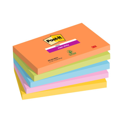 Post-it Notizzettel Super Sticky Boost Collection 7.6 x 12.7 cm Post-it Notizzettel Super Sticky Boost Collection 7.6 x 12.7 cm