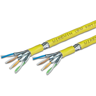 Wirewin Verlegekabel VKW SFTP K7A LSOH3 Cat 7A, S/FTP, 500 m, Gelb Wirewin Verlegekabel VKW SFTP K7A LSOH3 Cat 7A, S/FTP, 500 m, Gelb