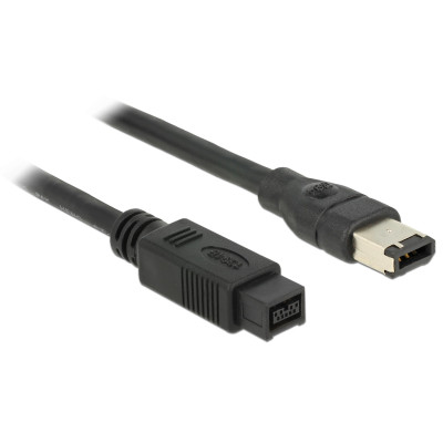 Delock FireWire-Kabel 400Mbps 9Pin-6Pin 2 m Delock FireWire-Kabel 400Mbps 9Pin-6Pin 2 m