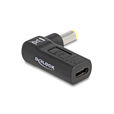 Delock Adapter USB-C zu Acer 5.5 x 1.7 mm 90° gewinkelt