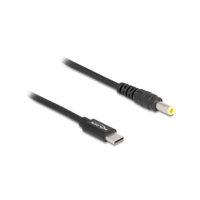 Delock Ladekabel USB-C zu 5.5 x 2.5 mm Stecker 1.5 m Delock Ladekabel USB-C zu 5.5 x 2.5 mm Stecker 1.5 m