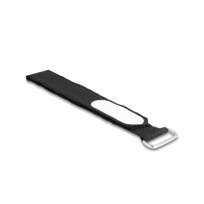 Delock Klettkabelbinder Schwarz 305 mm x 25 mm 5 Stück