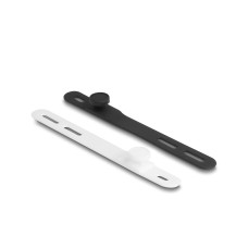 Delock Kabelbinder Schwarz/Weiss 118 mm x 12 mm 10 Stück