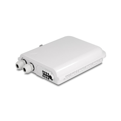 Delock LWL Verteilerbox IP65, 8 Port, Weiss Delock LWL Verteilerbox IP65, 8 Port, Weiss