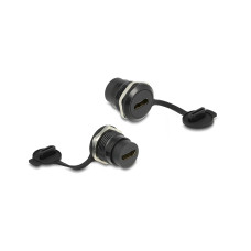 Delock HDMI-A Einbaubuchse mit Staubschutzkappe