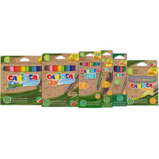 Carioca Farbstifte Set Eco Family, 50 Stück, Mehrfarbig