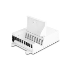 Delock LWL Verteilerbox 8 Port, Weiss Delock LWL Verteilerbox 8 Port, Weiss