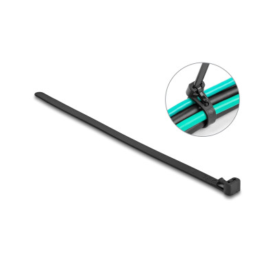 Delock Kabelbinder hitzebeständig 200 mm x 7.5 mm, 100 Stück