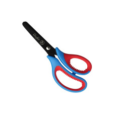 Läufer Kinderschere 13 cm, Edelstahl, Rechtshänder, Blau/Rot