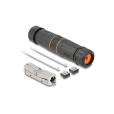 Delock Kupplung LSA – LSA, Cat.6A, IP68, Schwarz 1 Stück Delock Kupplung LSA – LSA, Cat.6A, IP68, Schwarz 1 Stück