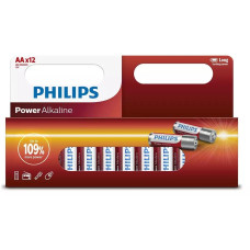Philips Batterie Batterie Power Alkaline AA 12 Stück Philips Batterie Batterie Power Alkaline AA 12 Stück