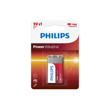 Philips Batterie Batterie Power Alkaline 9 V 1 Stück Philips Batterie Batterie Power Alkaline 9 V 1 Stück