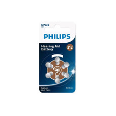 Philips Hörgerätbatterie ZA312 6 Stück Philips Hörgerätbatterie ZA312 6 Stück