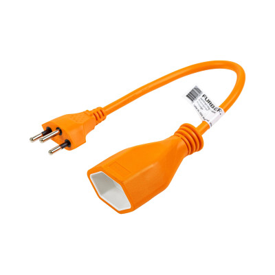 FURBER.power Verlängerungskabel T13-T12 0.2 m Orange FURBER.power Verlängerungskabel T13-T12 0.2 m Orange