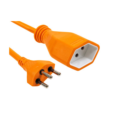 FURBER.power Verlängerungskabel T13-T12 5.0 m Orange FURBER.power Verlängerungskabel T13-T12 5.0 m Orange