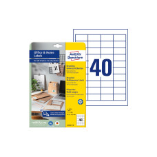 Avery Zweckform Universal-Etiketten 48.5 x 25.4 mm, 10 Blatt