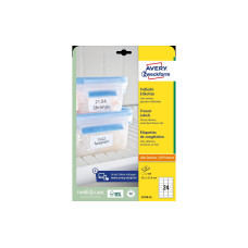 Avery Zweckform Tiefkühletiketten 63.5 x 33.9 mm, 25 Blatt Avery Zweckform Tiefkühletiketten 63.5 x 33.9 mm, 25 Blatt