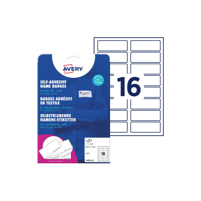 Avery Zweckform Namensetiketten 88.9 x 31 mm | 20 Blatt