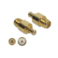 Delock Antennenadapter 10 GHz MCX - SMA, 1 Stück Delock Antennenadapter 10 GHz MCX - SMA, 1 Stück