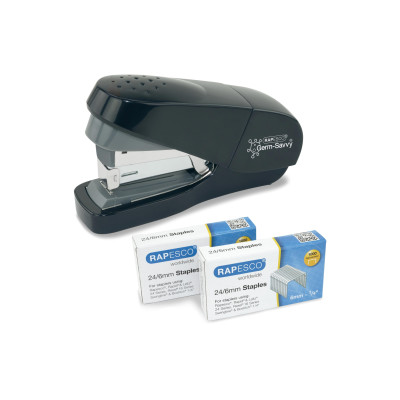 Rapesco Heftgerät Germ-Savvy Eco 35 Seiten, Schwarz Rapesco Heftgerät Germ-Savvy Eco 35 Seiten, Schwarz