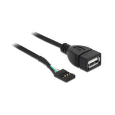 Delock USB 2.0-Kabel Pinheader - USB A 0.2 m Delock USB 2.0-Kabel Pinheader - USB A 0.2 m