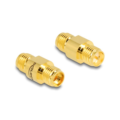 Delock Antennenadapter RP-SMA - SMA, Buchse zu Buchse