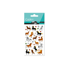 Clairefontaine Motivsticker Cooky Pferde 1 Bogen Clairefontaine Motivsticker Cooky Pferde 1 Bogen