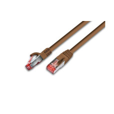Wirewin Patchkabel  Cat 6, S/FTP, 0.25 m, Braun