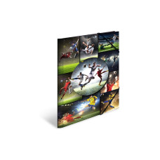 HERMA Gummibandmappe A3 Football, Karton, mit Innendruck