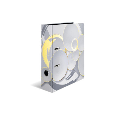 HERMA Ordner Circles A4 7 cm, Hellgrau
