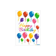 Herma Stickers Motivsticker Bunte Luftballons, 1 Blatt